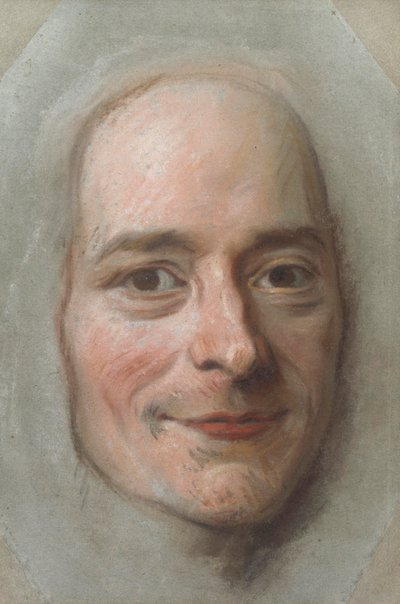 Portrait of Voltaire, c.1750 by Maurice Quentin de La Tour